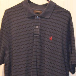 Express Navy striped Polo Shirt